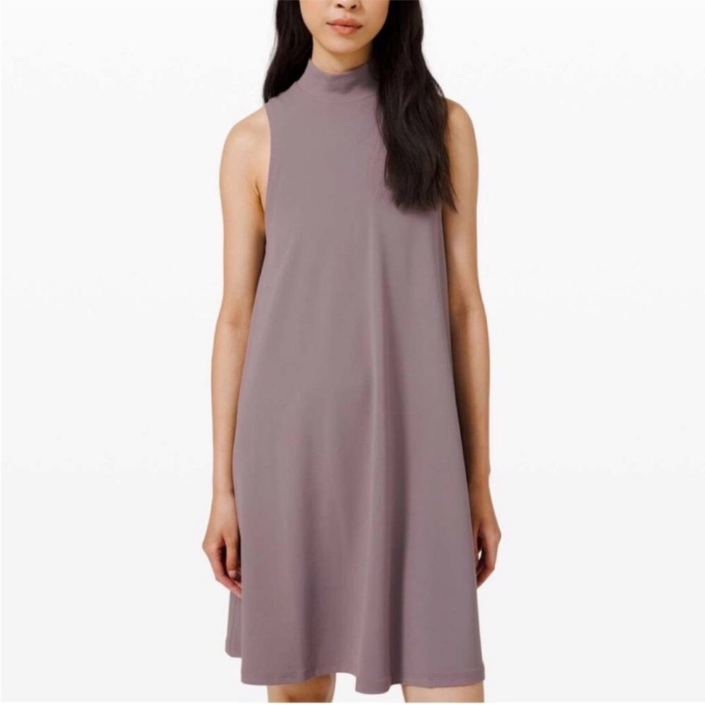 Lululemon Athletica All Aligned A-line Dress Lunar Rock